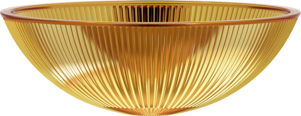 Lavabo in vetro Jubilee Ambra Veneziana - Cipì