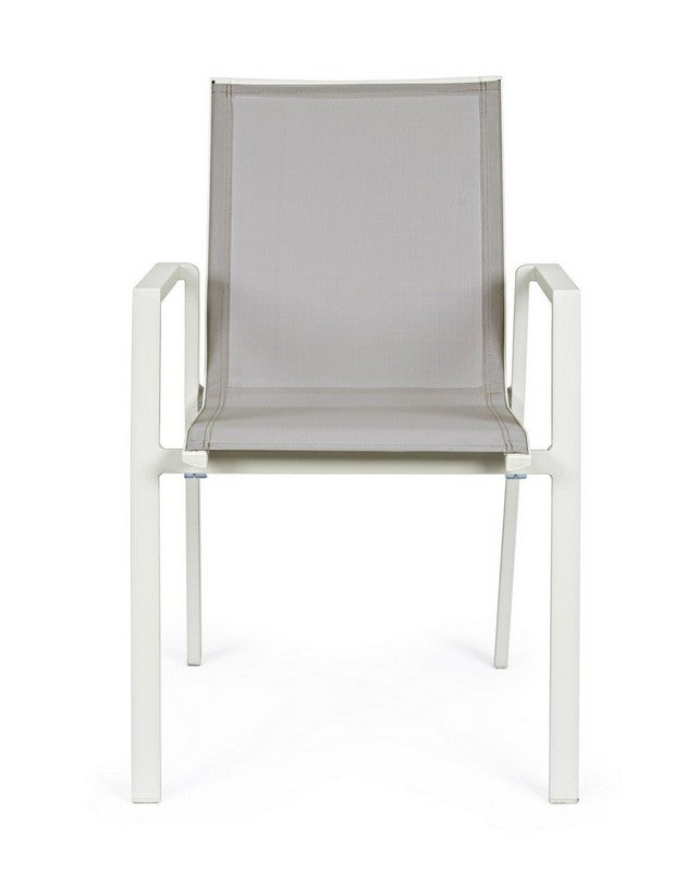 Sedia in alluminio impilabile lunar KRION - Bizzotto