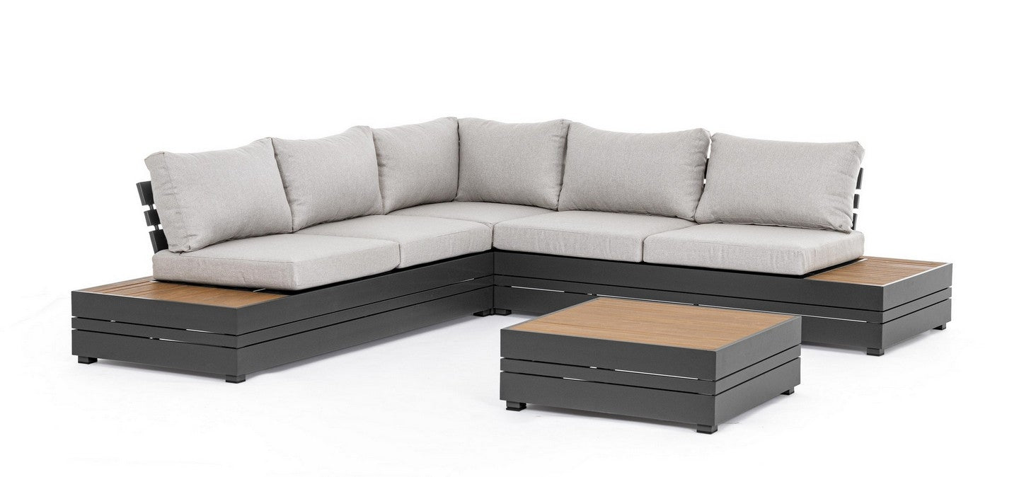 Salotto angolare con cuscini OSTEN - Bizzotto