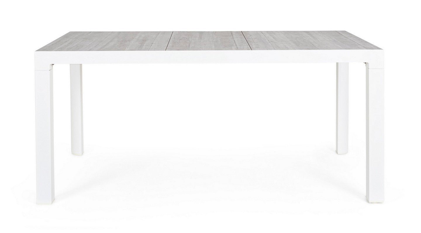 Tavolo in alluminio bianco JX11 MASON - Bizzotto