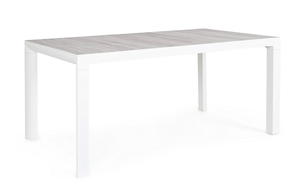 Tavolo in alluminio bianco JX11 MASON - Bizzotto