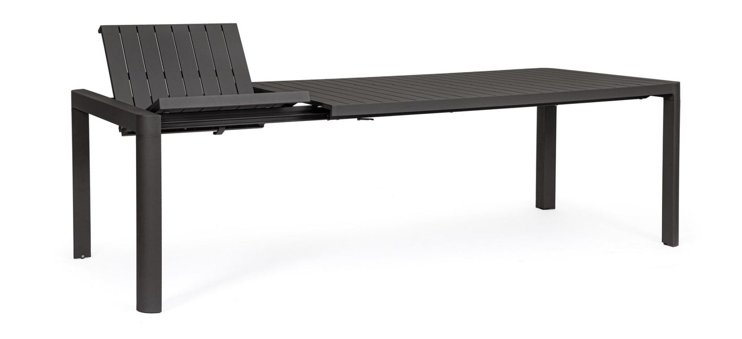 Tavolo in alluminio antracite CX23 KIPLIN - Bizzotto