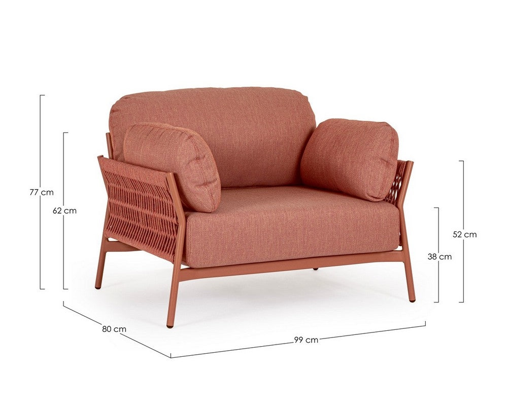 Poltrona in alluminio Sierra QS21 PARDIS - Bizzotto