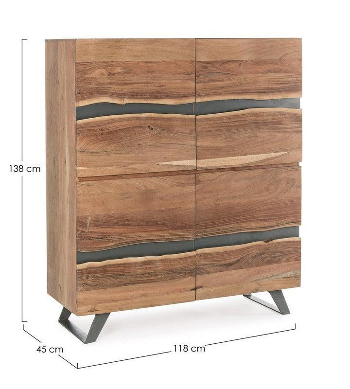Credenza in legno 2A-2A ARON - Bizzotto