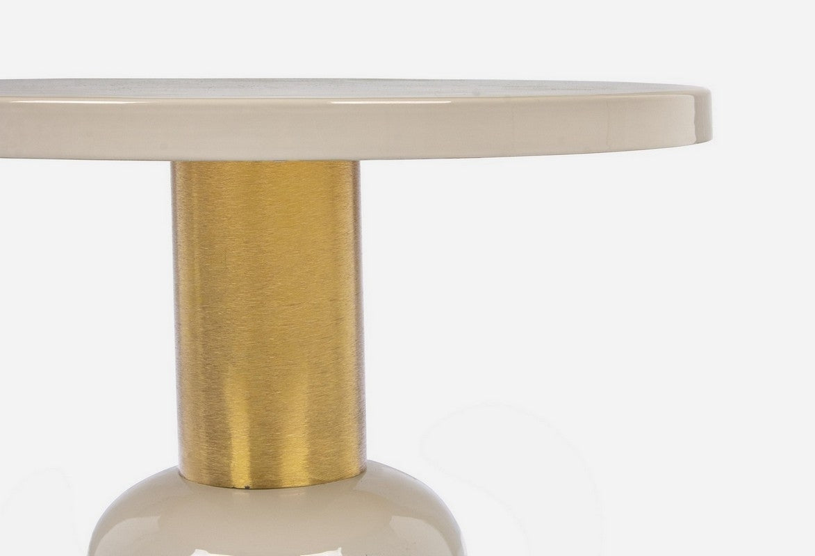 Tavolino da caffè NALIMA crema D50.5 - Bizzotto