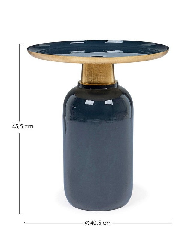 Tavolino da caffè NALIMA blu D40.5 - Bizzotto