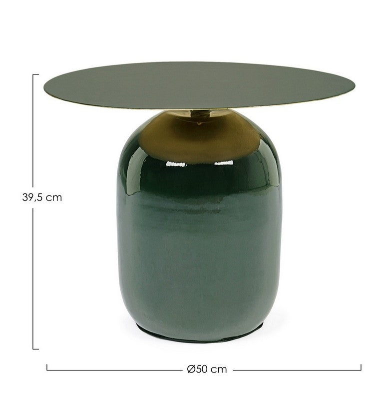 Tavolino da caffè NALIMA verdone D50 - Bizzotto
