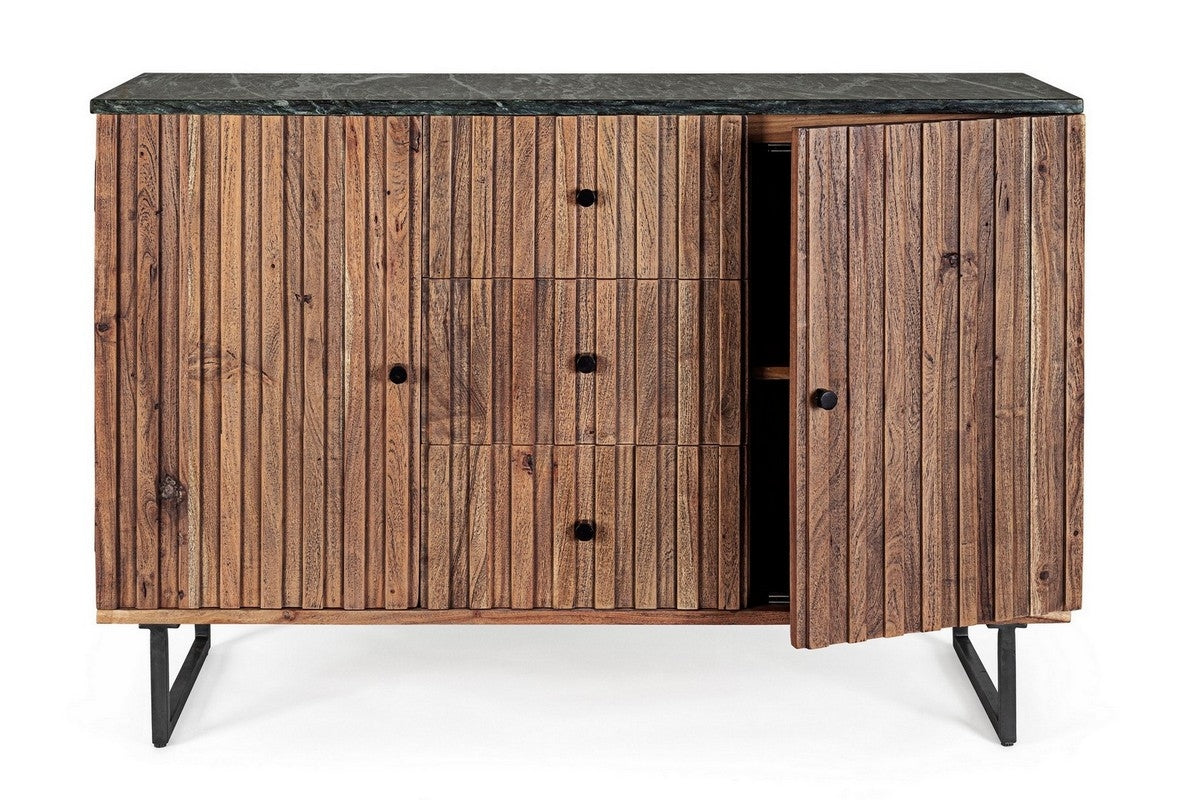 Credenza in legno 3 cassetti NORFOLK - Bizzotto