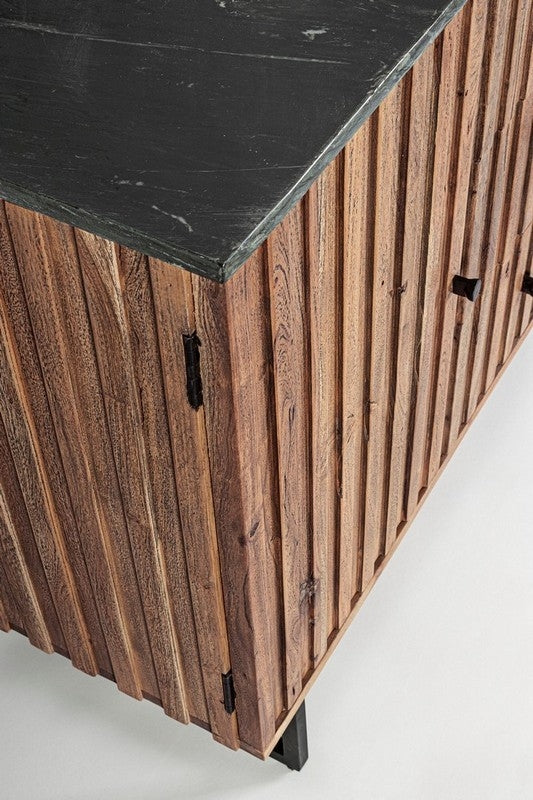 Credenza in legno 3 cassetti NORFOLK - Bizzotto