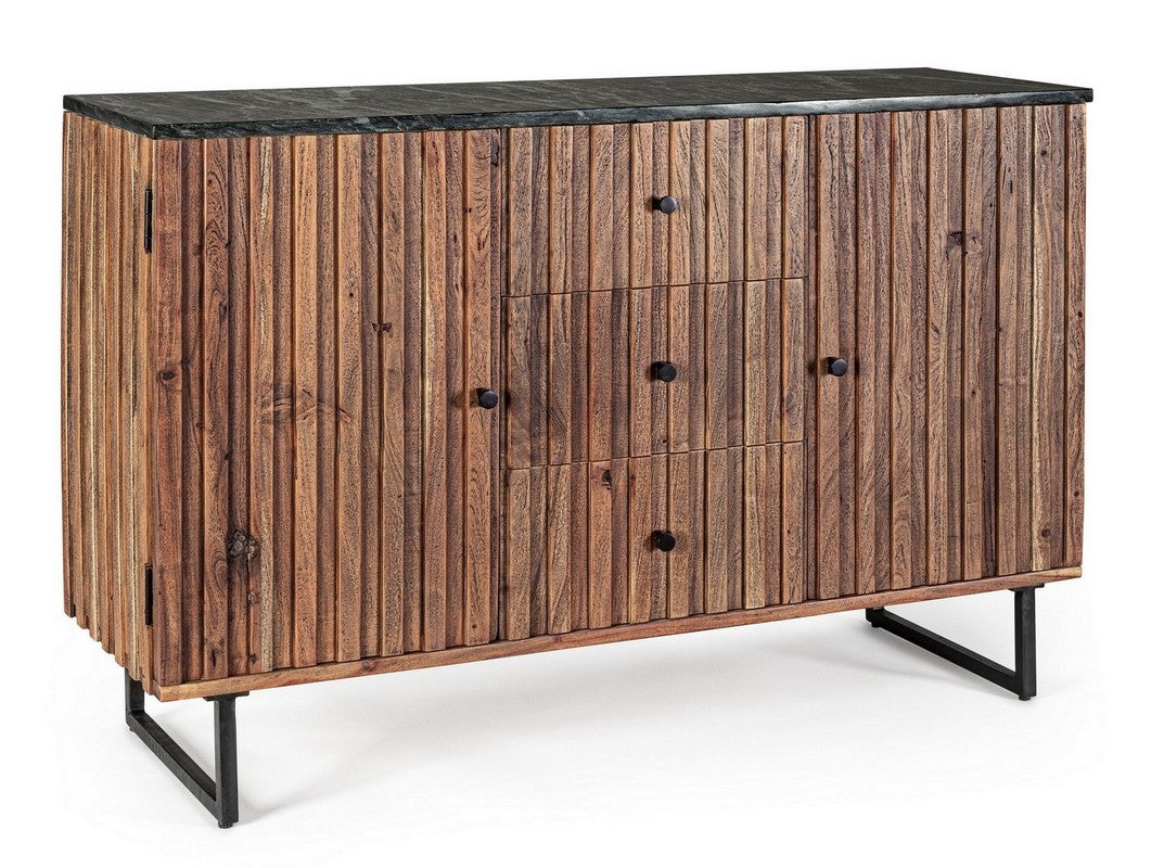 Credenza in legno 3 cassetti NORFOLK - Bizzotto