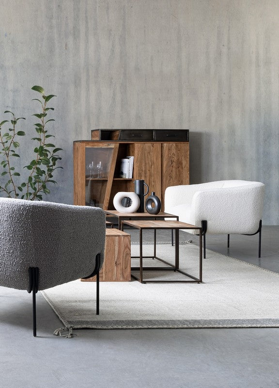Credenza alta in legno JANAK - Bizzotto