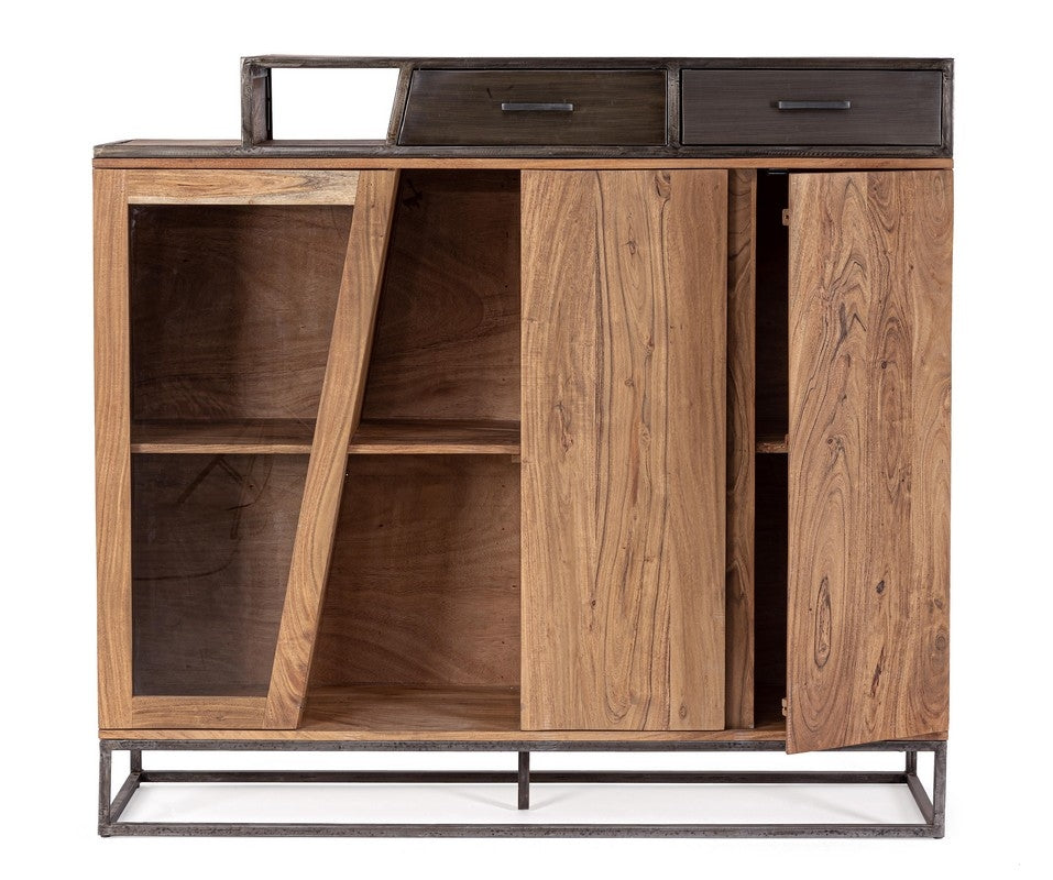 Credenza alta in legno JANAK - Bizzotto