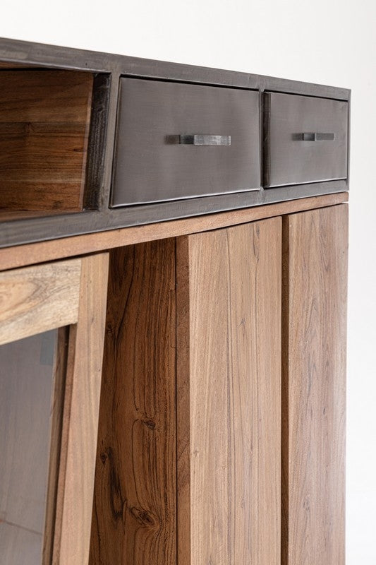 Credenza alta in legno JANAK - Bizzotto