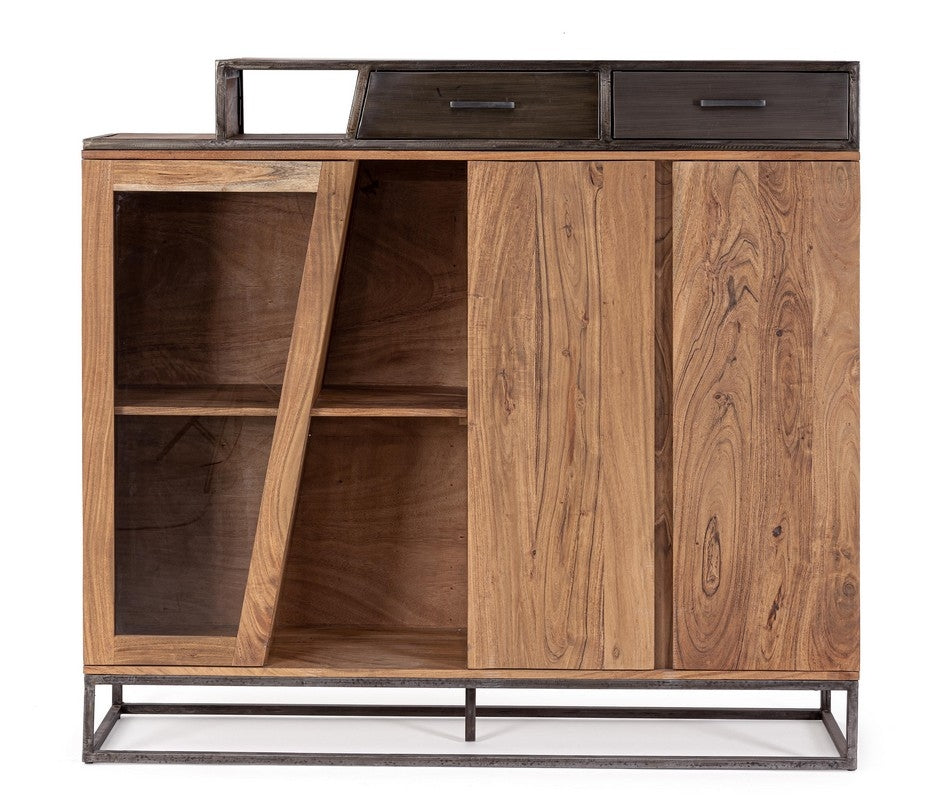 Credenza alta in legno JANAK - Bizzotto