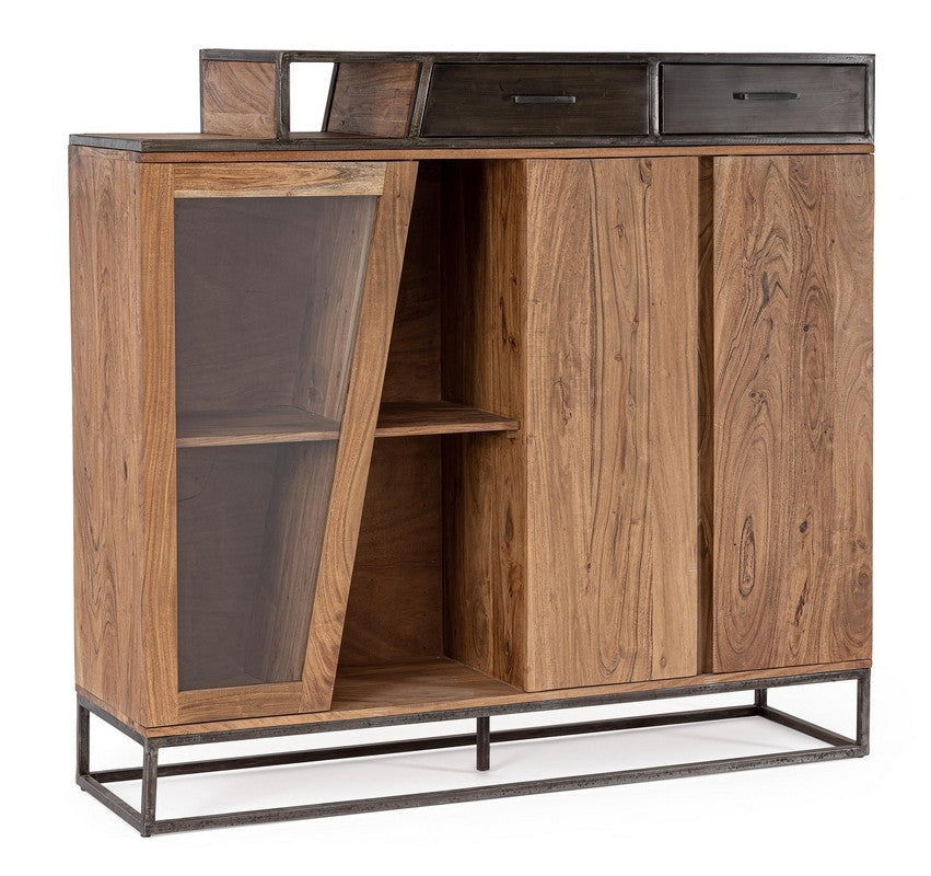 Credenza alta in legno JANAK - Bizzotto