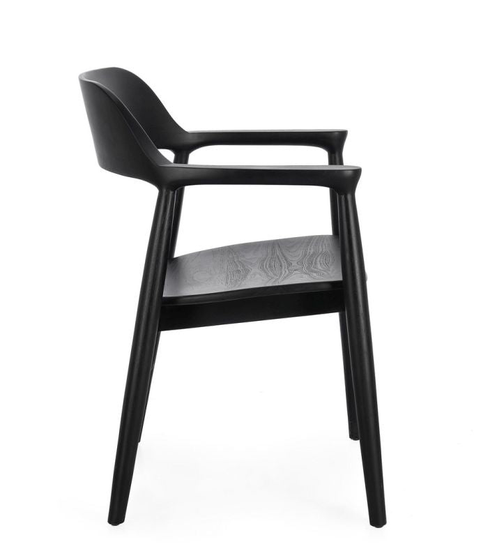 Sedia IDRIS nero - Bizzotto