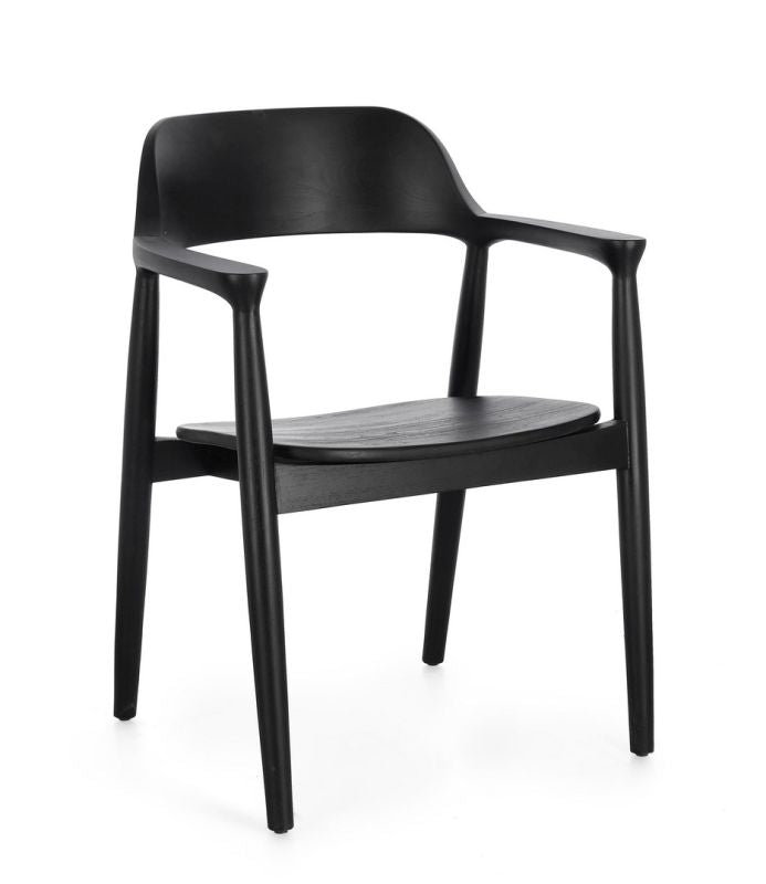 Sedia IDRIS nero - Bizzotto