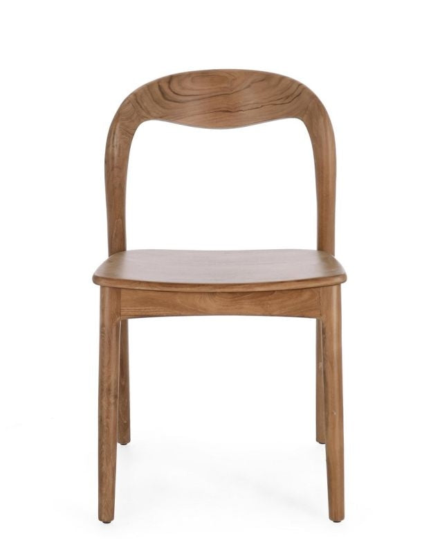 Sedia MILEY naturale/nero - Bizzotto