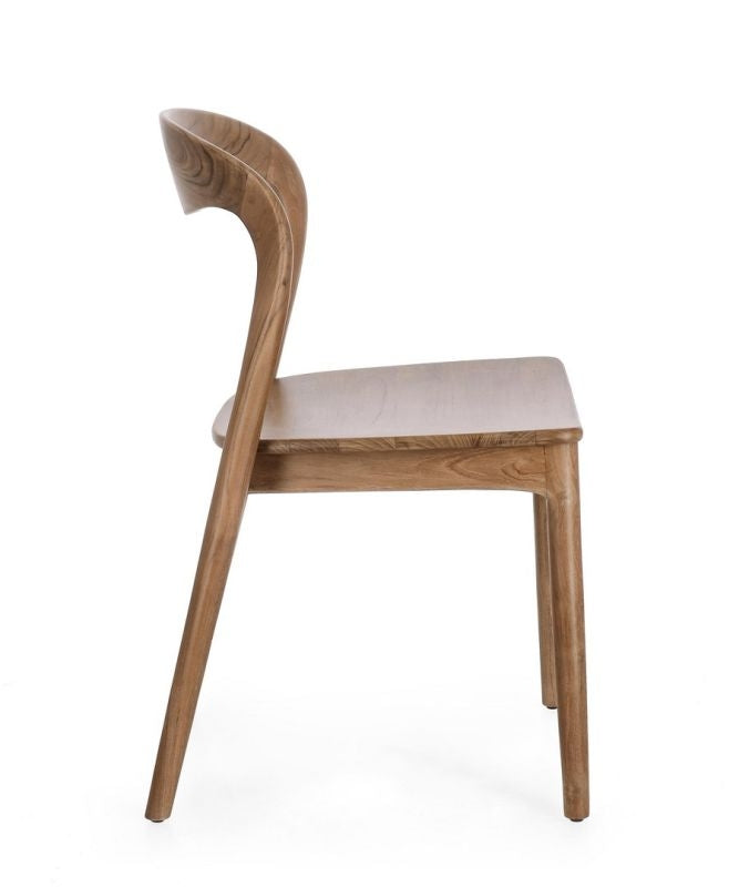 Sedia MILEY naturale/nero - Bizzotto