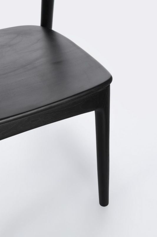 Sedia MILEY naturale/nero - Bizzotto