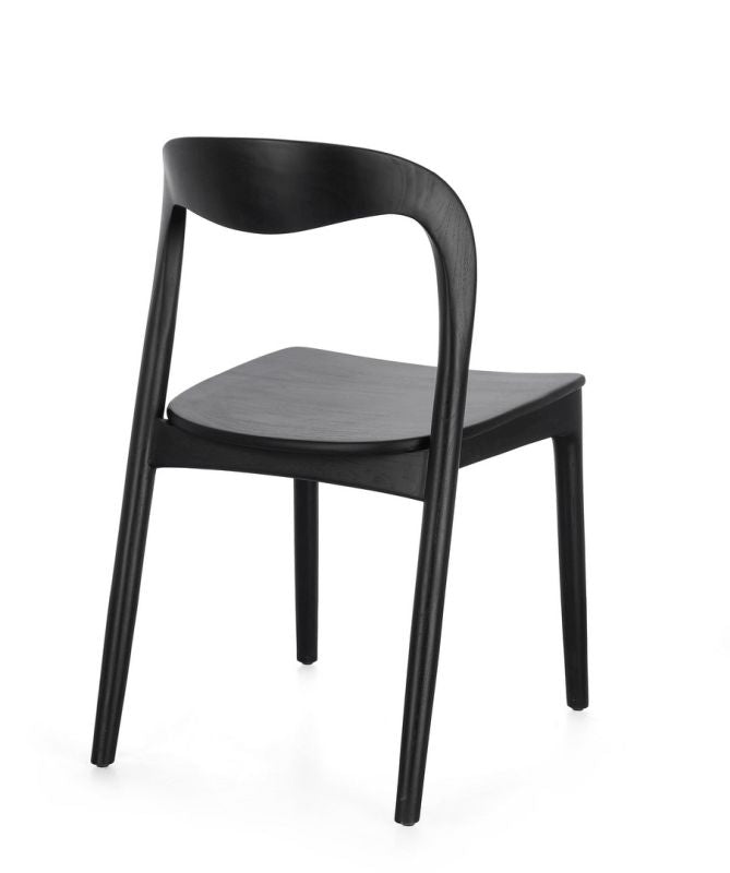 Sedia MILEY naturale/nero - Bizzotto