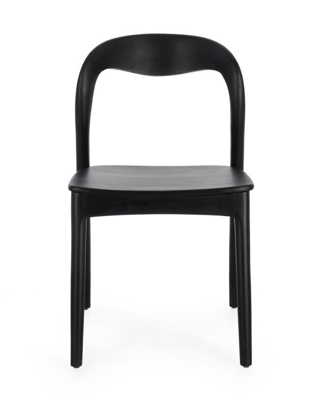 Sedia MILEY naturale/nero - Bizzotto