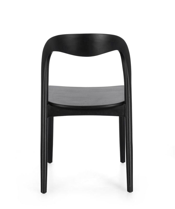 Sedia MILEY naturale/nero - Bizzotto