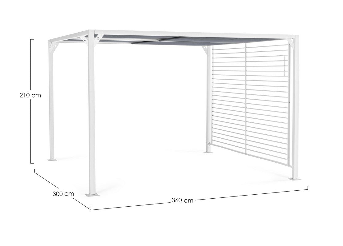 Gazebo in alluminio 3X3.6 NOAH - Bizzotto