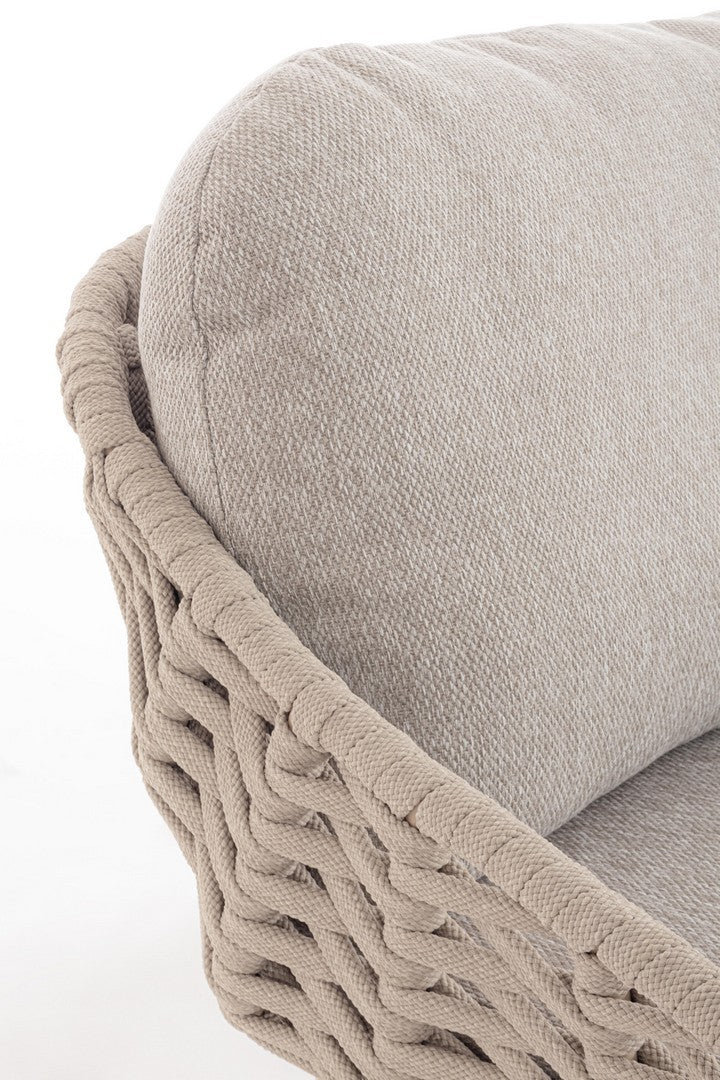 Divano 2/3 posti beige TAMIRES - Bizzotto