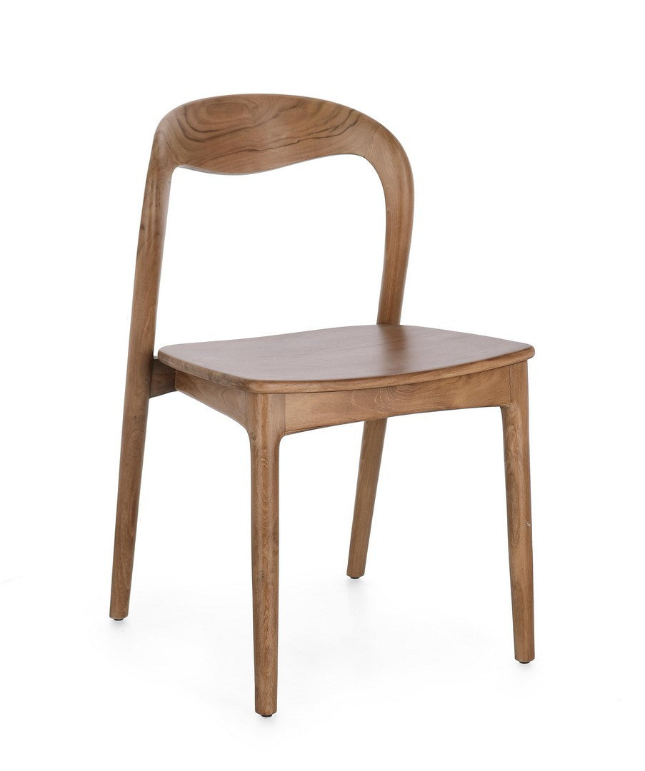 Sedia MILEY naturale/nero - Bizzotto