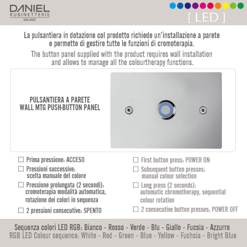 Soffione A578LEFSACM50 WELLNESS - DANIEL