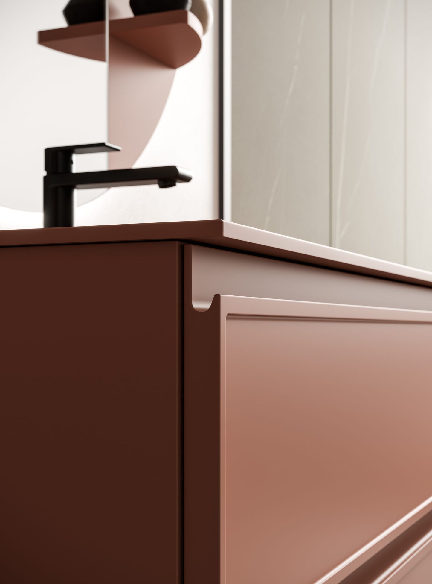 Mobile bagno DECOR tank pink - Arbi