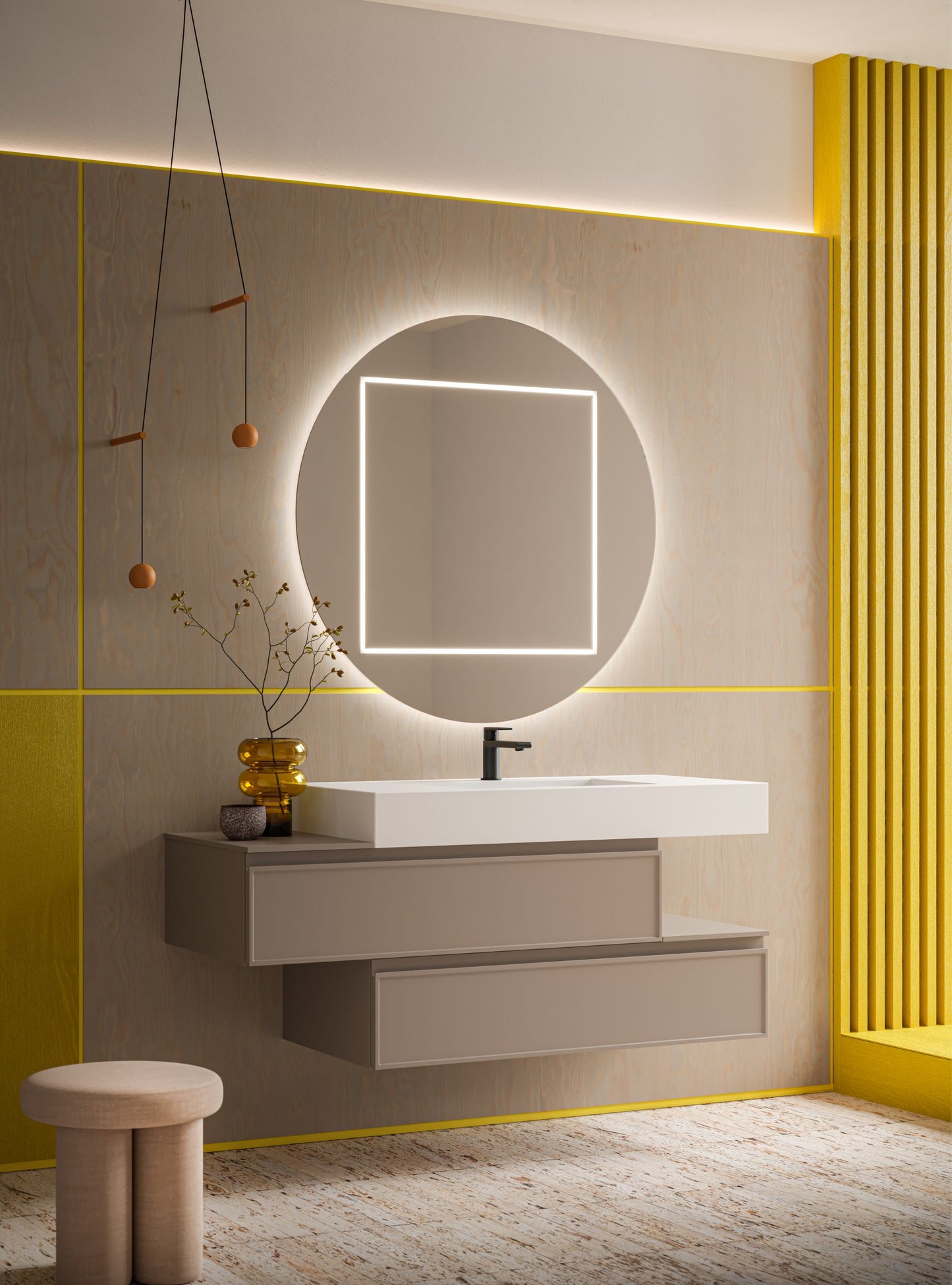 Mobile bagno DECOR stone opaco - Arbi