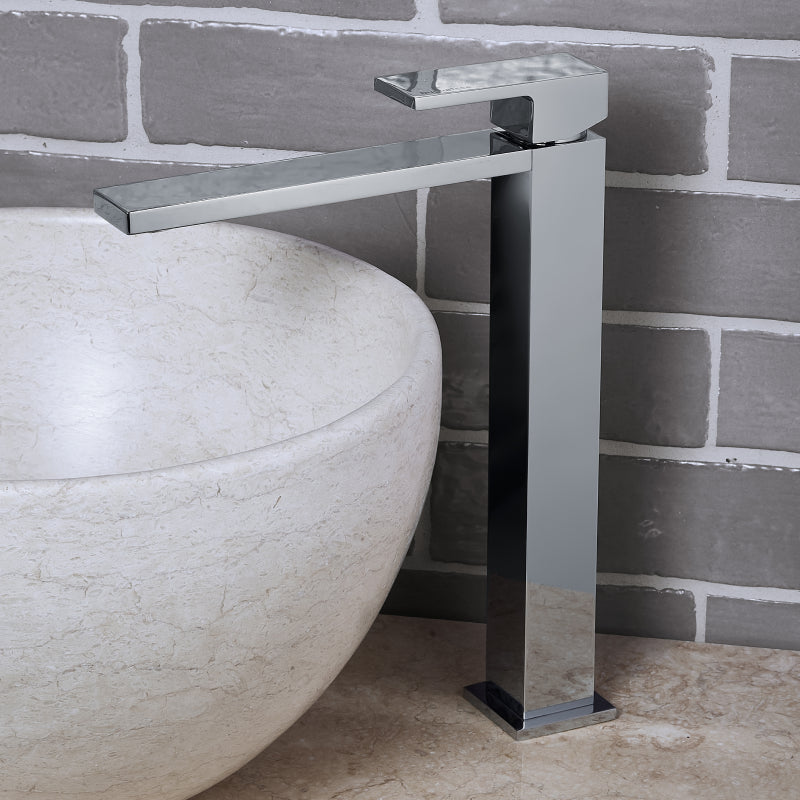 Miscelatore lavabo modello alto senza scarico serie TETRIS - 9117S - BUGNATESE