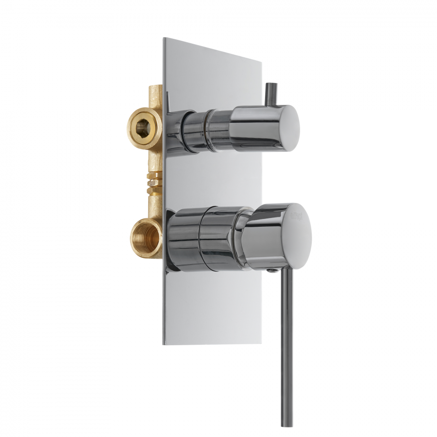 Monocomando doccia incasso due uscite 9185 serie THOR - Rubinetterie Effepi