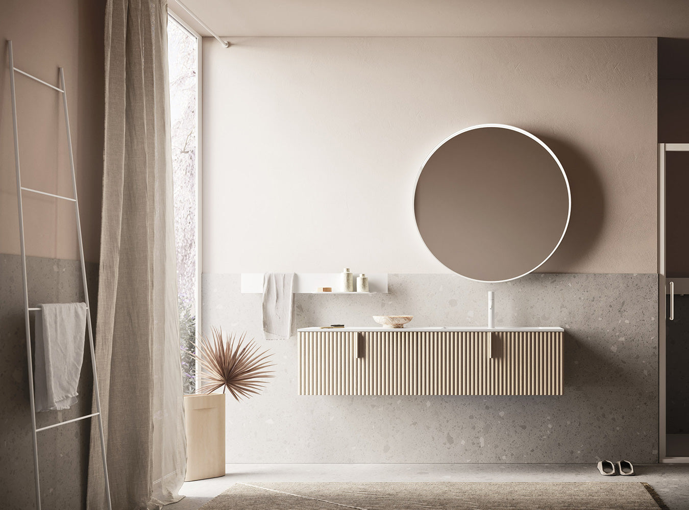 Mobile bagno CODE WAVE rovere crema - Arbi