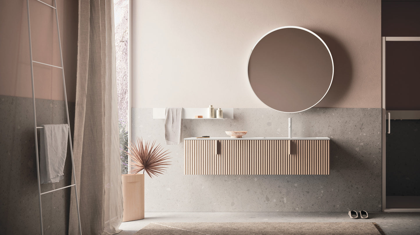 Mobile bagno CODE WAVE rovere crema - Arbi