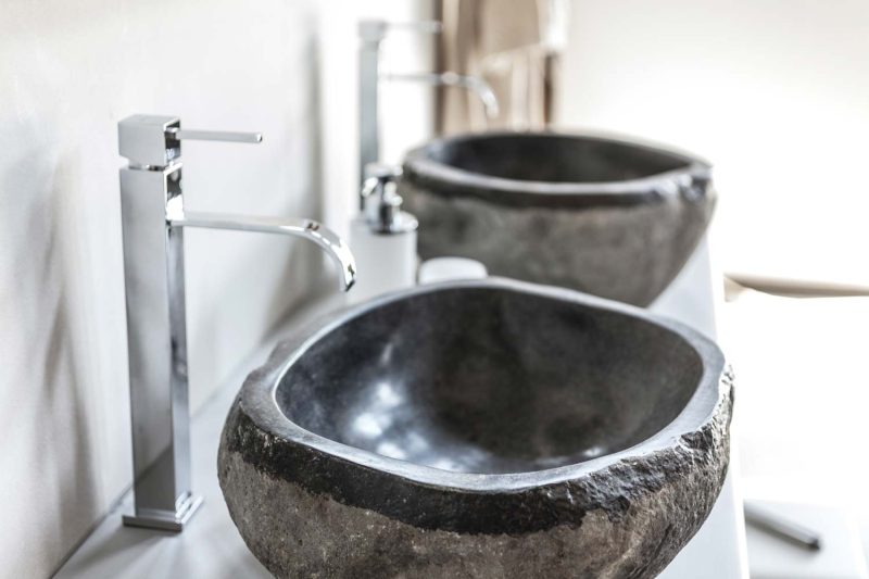 Lavabo in pietra di fiume Joya - Cipì