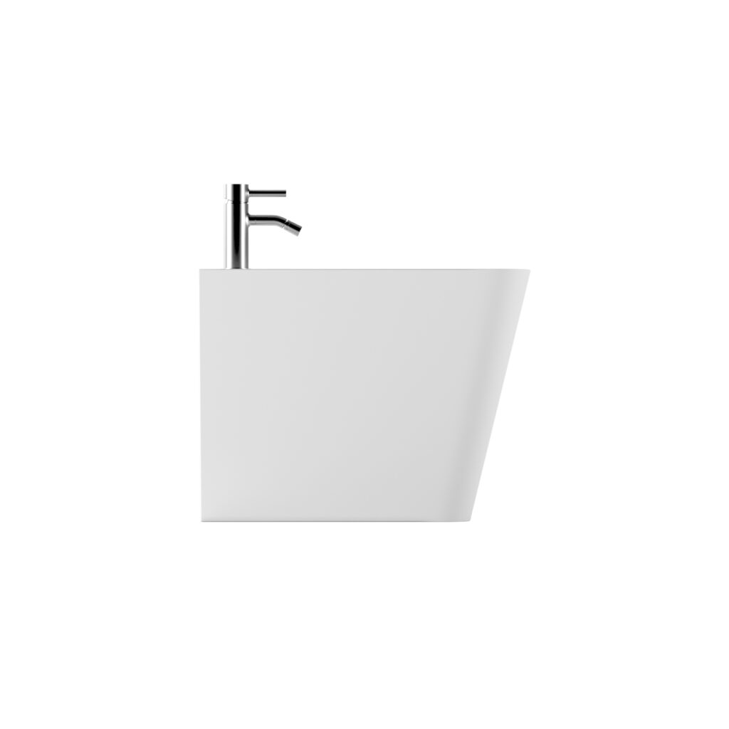 Bidet HIDE SQUARE a terra monoforo in ceramica - Ceramica ALICE