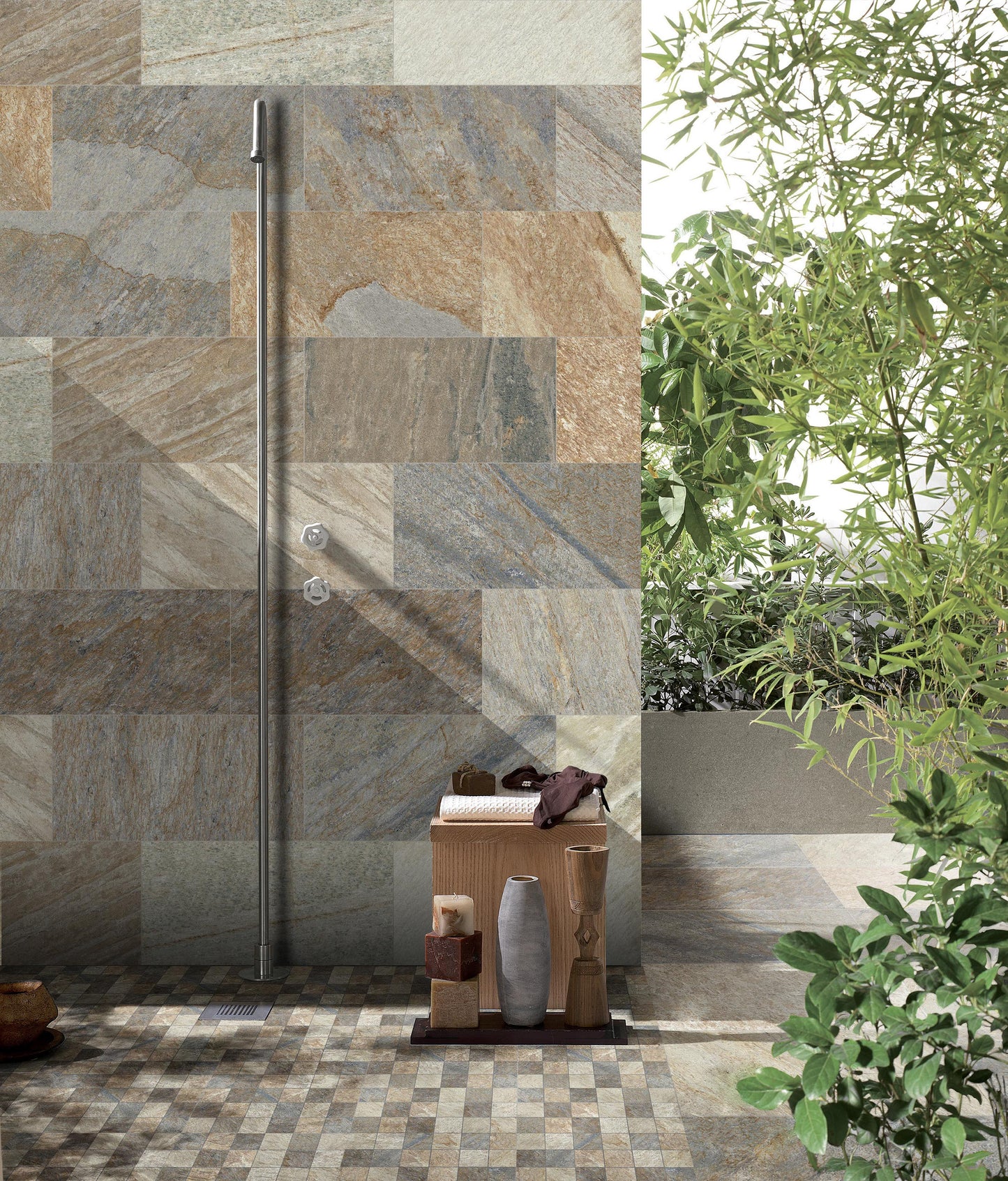 Pavimento esterno gres effetto pietra ITALIAN STONES - Savoia Italia