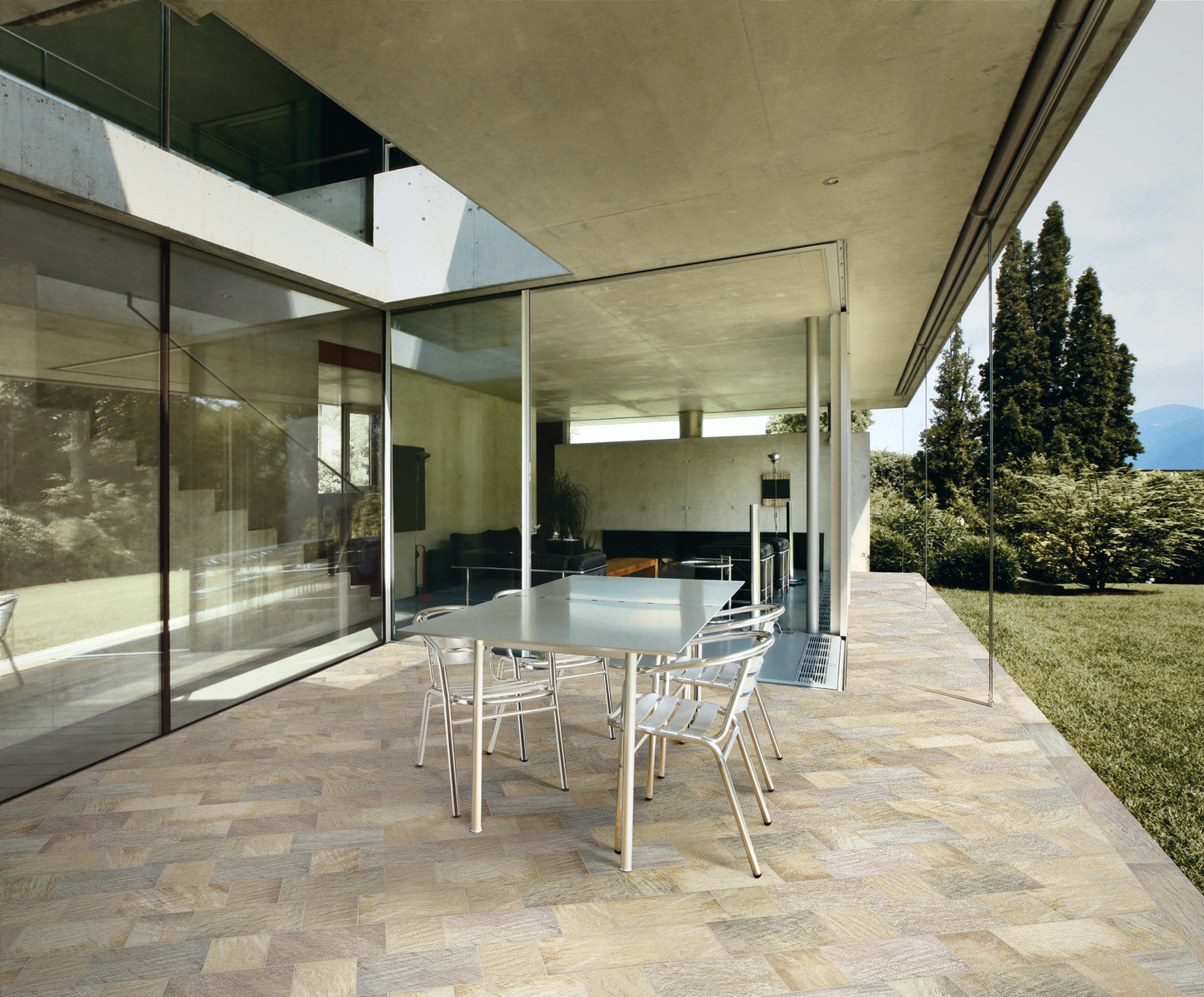 Pavimento esterno gres effetto pietra ITALIAN STONES - Savoia Italia