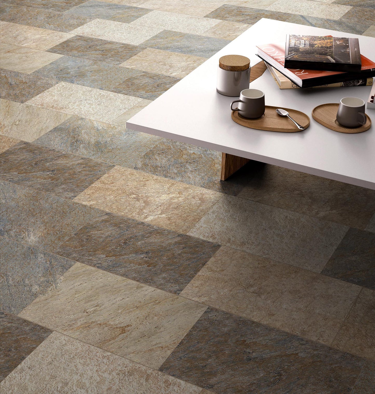Pavimento esterno gres effetto pietra ITALIAN STONES - Savoia Italia