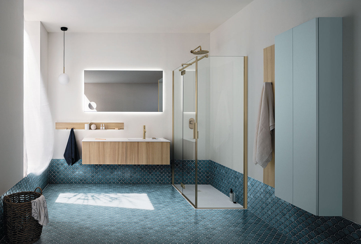 Mobile bagno SKY ONDINA olmo chiaro - Arbi