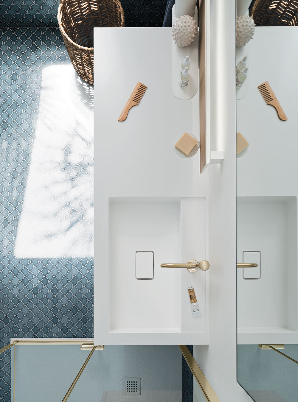 Mobile bagno SKY ONDINA olmo chiaro - Arbi