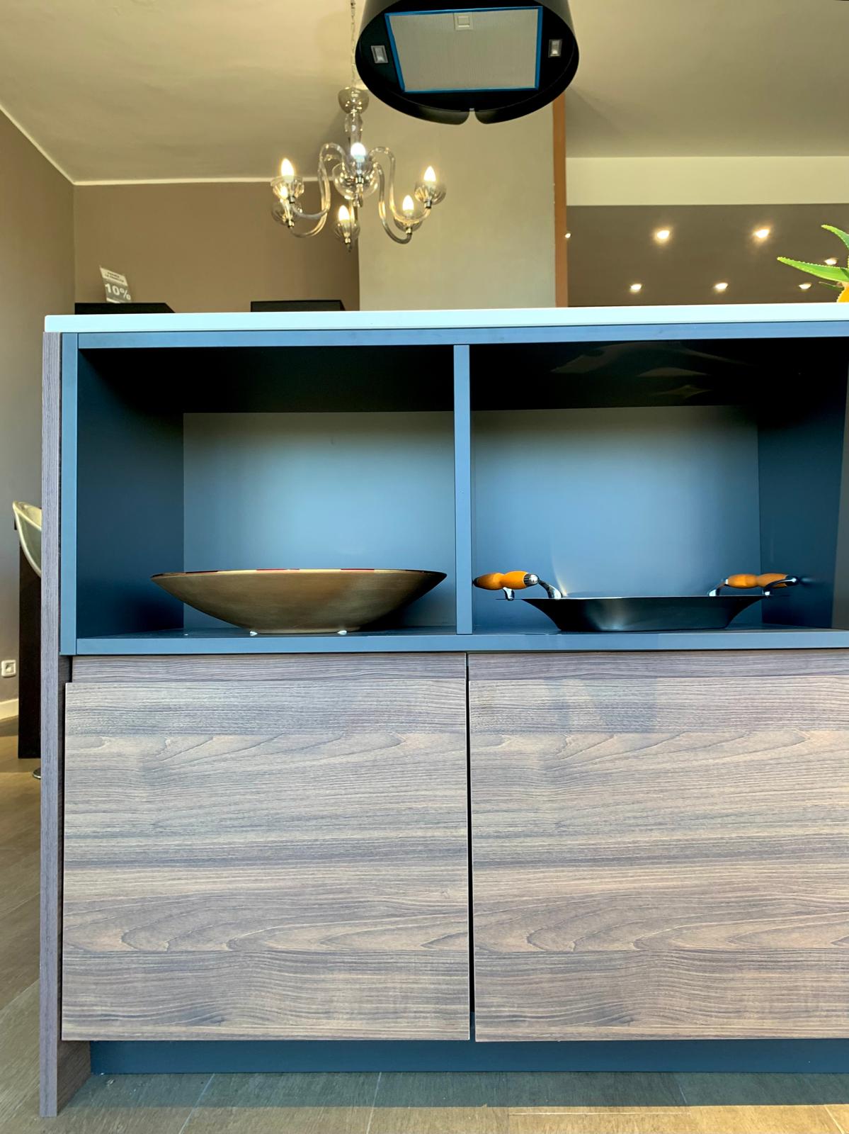Cucina con isola modello FLO EVO L244+255cm - AR-TRE