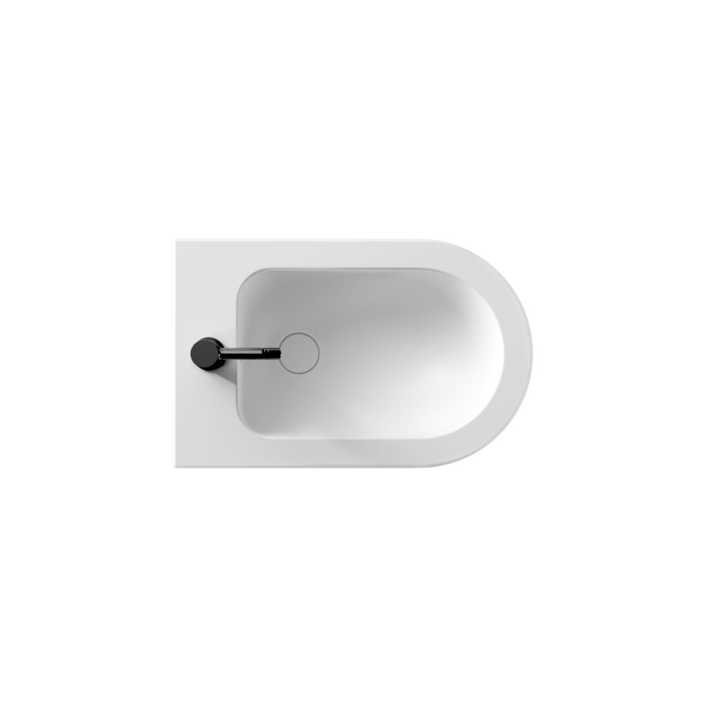 Bidet sospeso UNICA 55 monoforo in ceramica - Ceramica ALICE