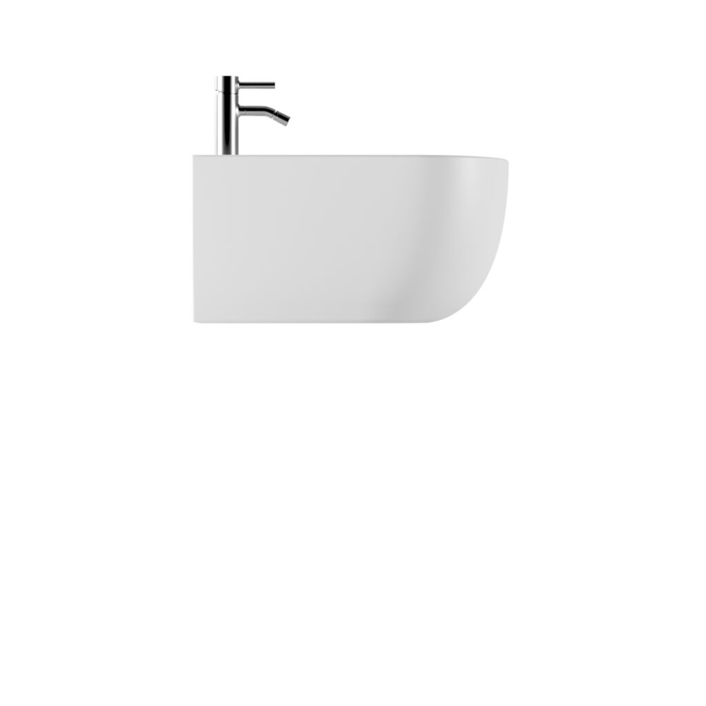 Bidet sospeso UNICA 55 monoforo in ceramica - Ceramica ALICE