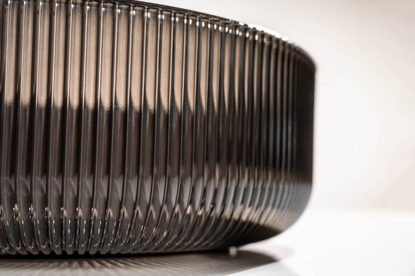 Lavabo in vetro Datejust Nero Fumo - Cipì