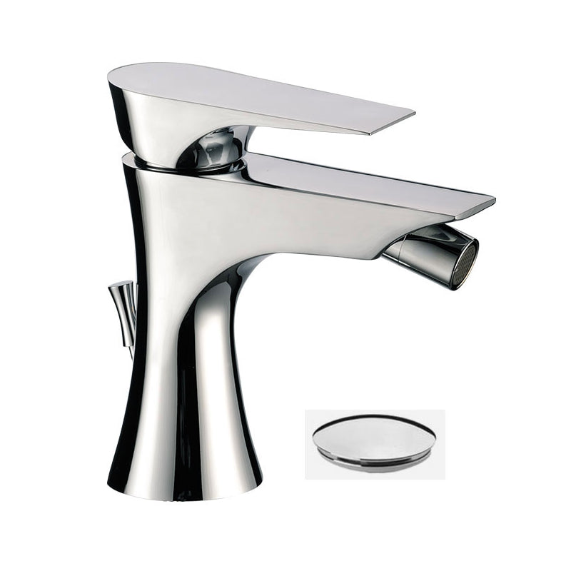 Miscelatore monocomando bidet con scarico serie DIVA - DV604 - Rubinetterie DANIEL