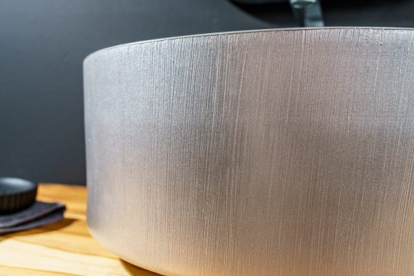 Lavabo in vetro Gala Nero/Oro/Bianco - Cipì